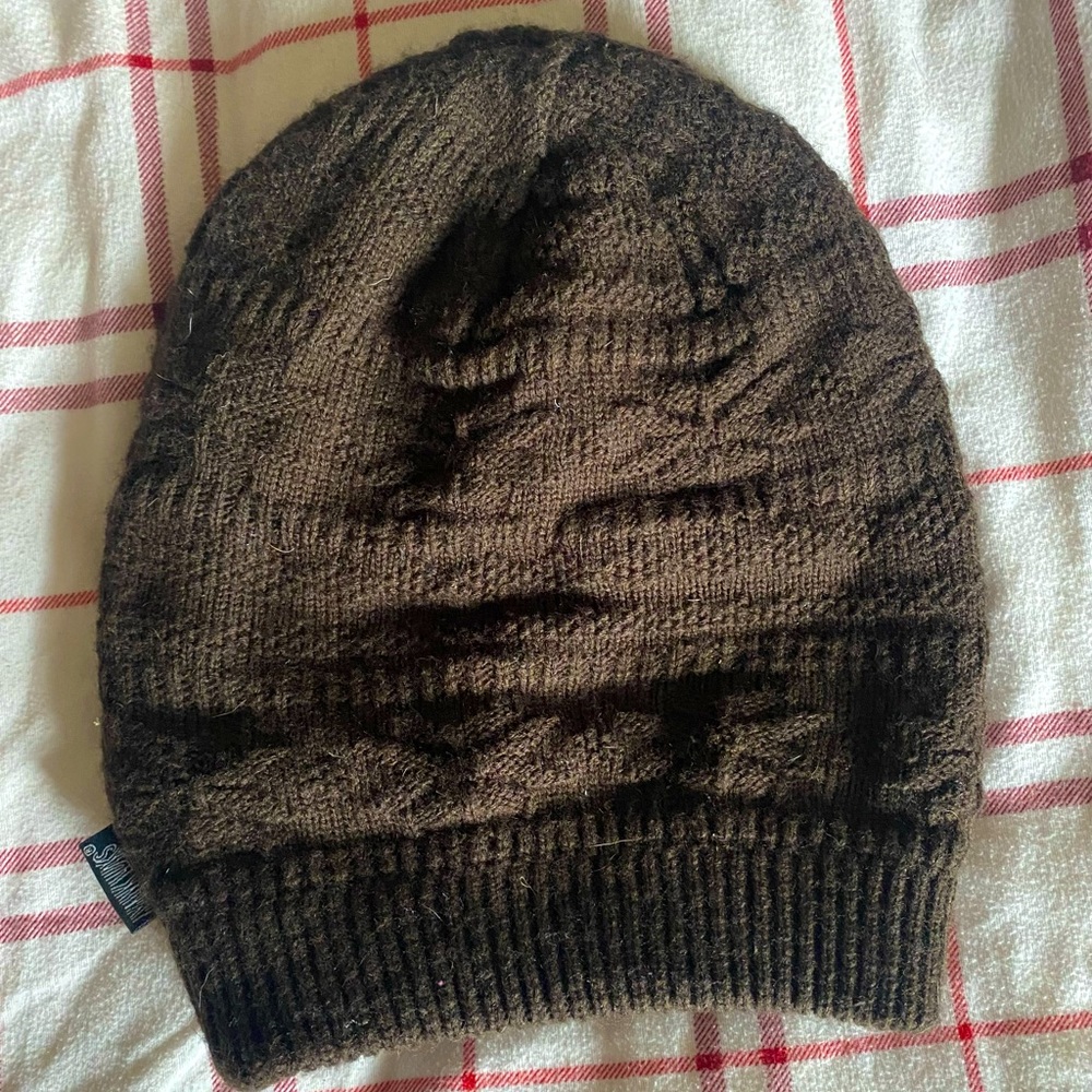 Brown Knit Beanie